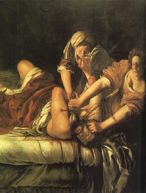 Judith and Holofernes, Artemisia gentileschi